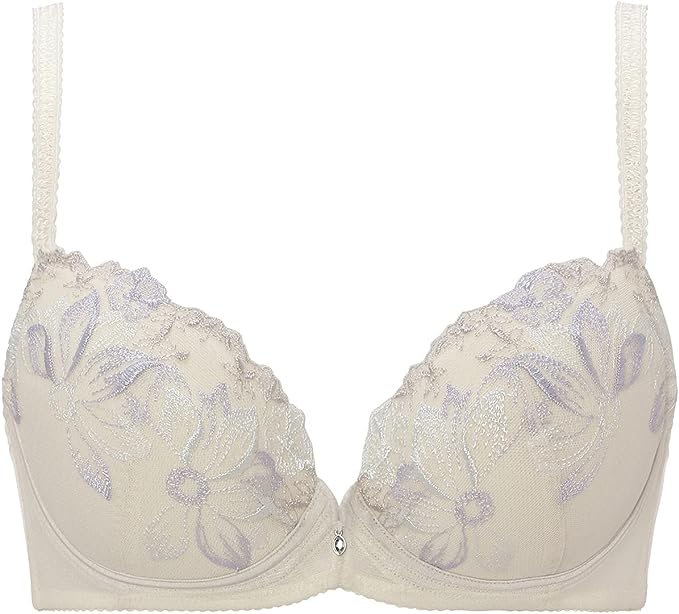 Olivia Story Wired Non-Padded Molded Net Bra