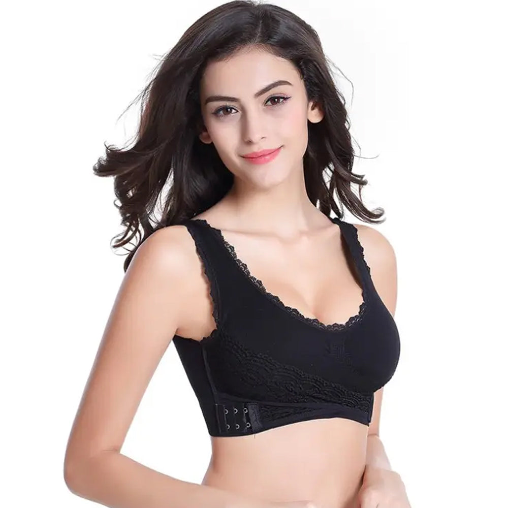 Nylon Side Hooks Comfortable Bra