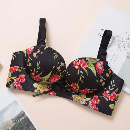 Seamless Front Knot Pushup Bra