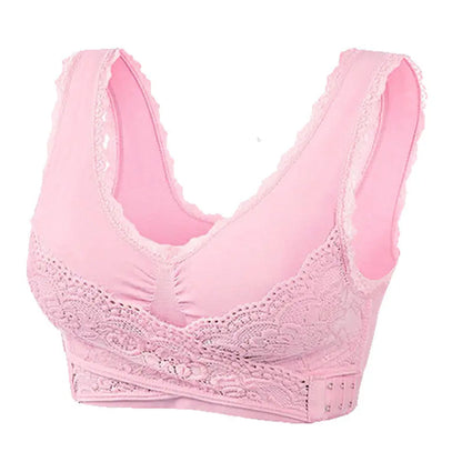 Nylon Side Hooks Comfortable Bra
