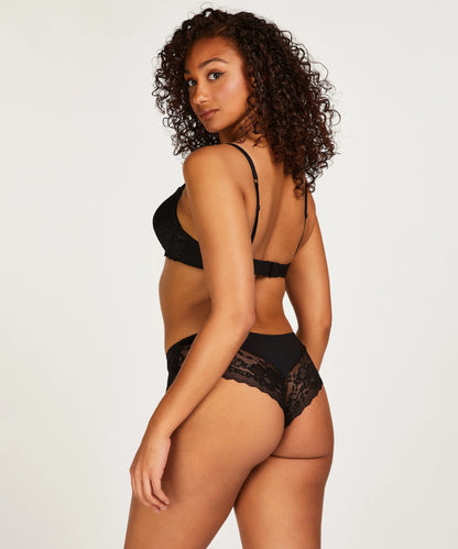 Maya Non-Padded Net Push-Up Bra