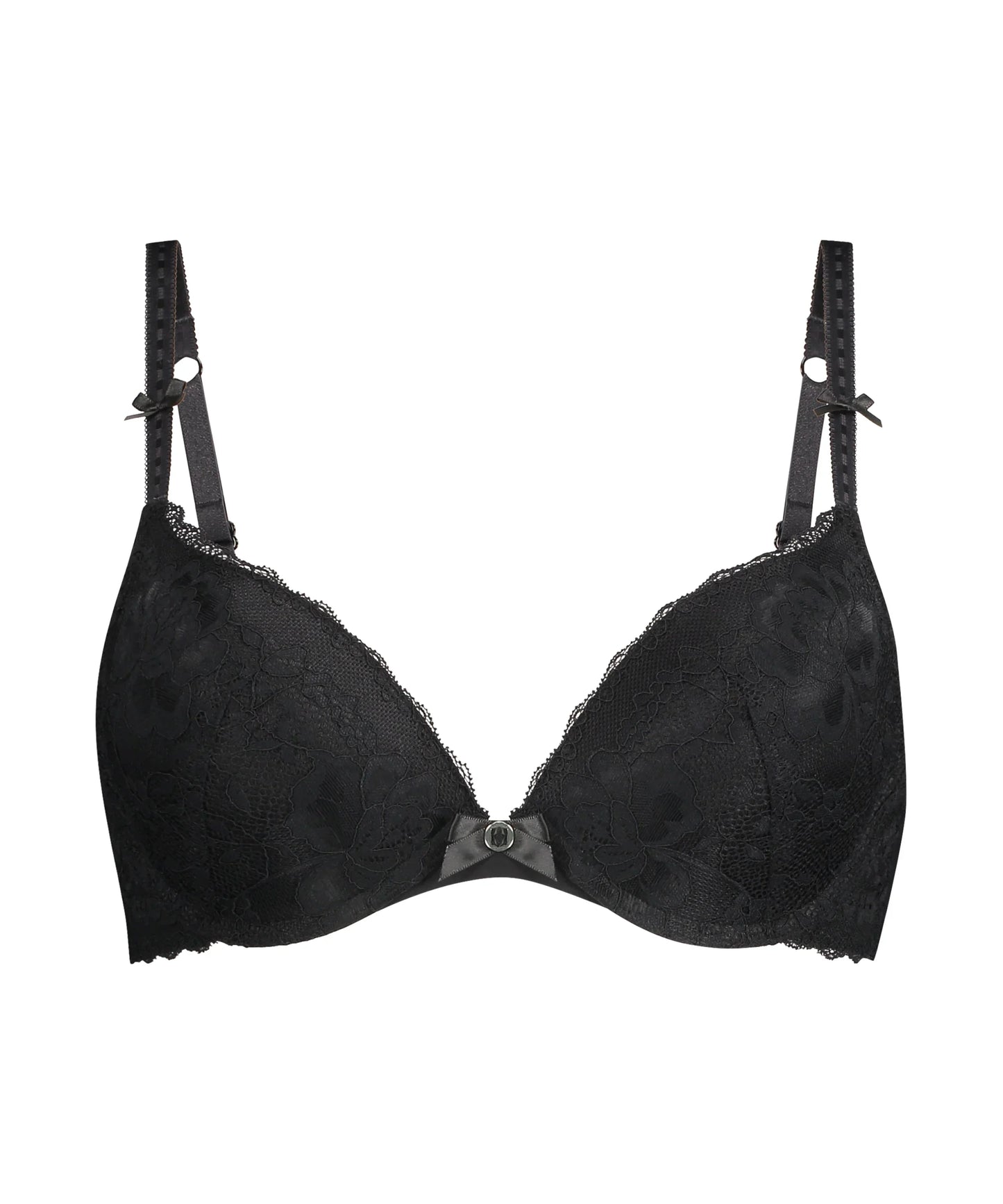 Maya Non-Padded Net Push-Up Bra