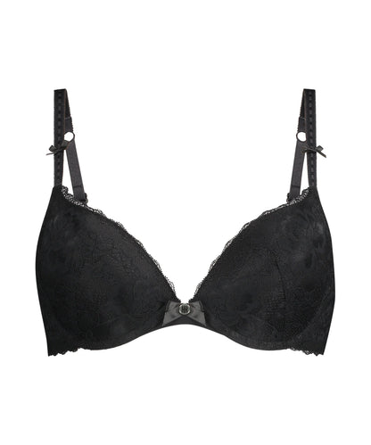 Maya Non-Padded Net Push-Up Bra