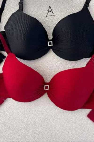 Seamless Front Knot Pushup Bra