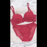 Wildwhisper Sage Lace Padded Bra & Panty Set