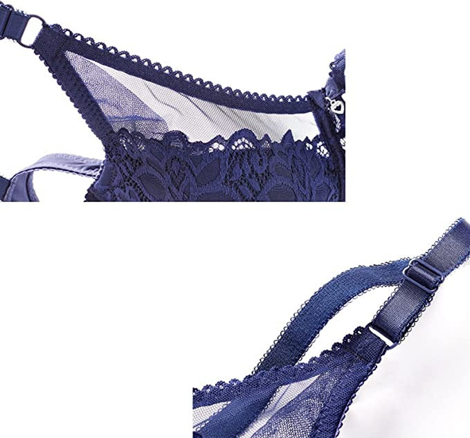 Shein Pretty Net Bra Light Padded Plus Size (40-50)