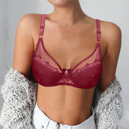 Shein Pretty Net Bra Light Padded Plus Size (40-50)