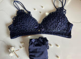 Date Night Whisper 34 & 38 Half Cup Bra with Penty