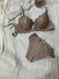 Double Padded Lace Bra Panty Set