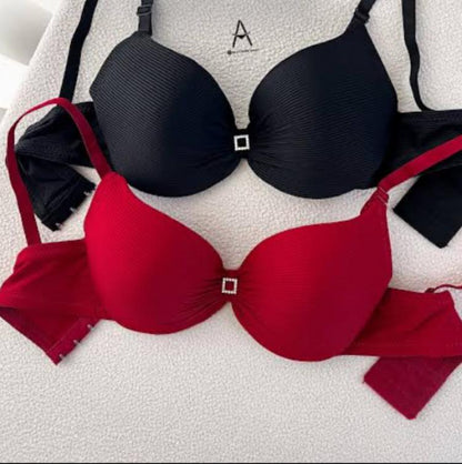 Seamless Front Knot Pushup Bra