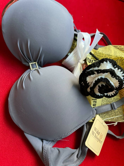 Seamless Front Knot Pushup Bra