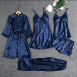 5 piece Silk Nighty set