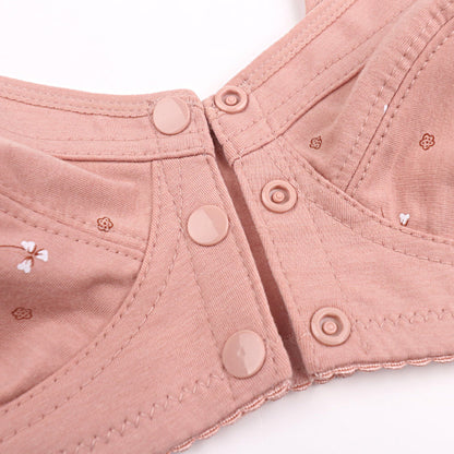 Front Open Non Padded Wireless Nursing Bra