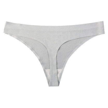 Mutilcolor Seamless Print Thongs G-String Panty