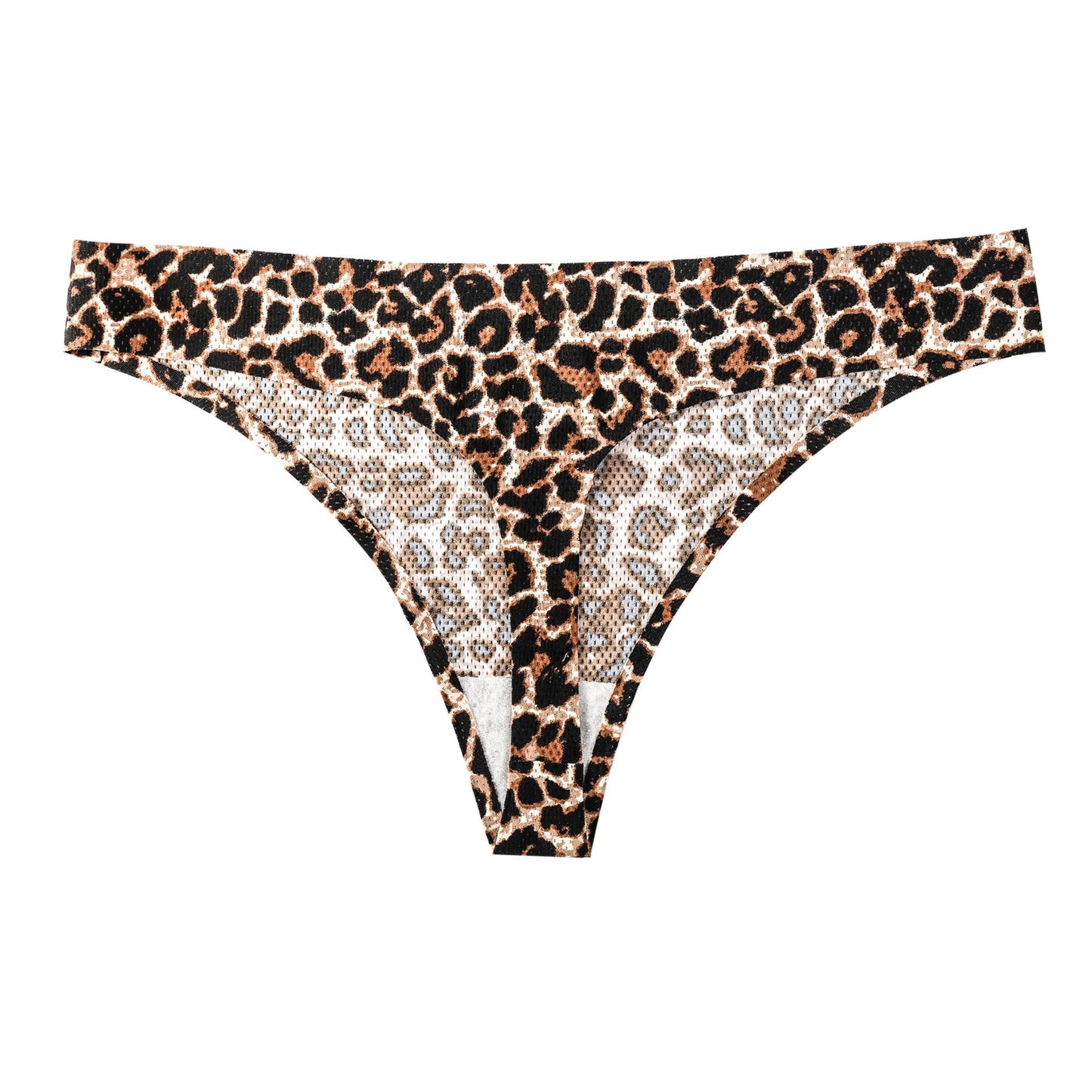 Mutilcolor Seamless Print Thongs G-String Panty