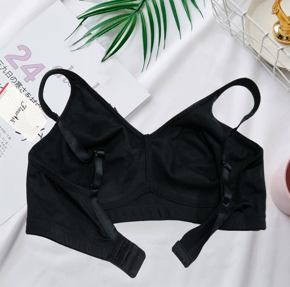 Black Plus Size Reducer Bra