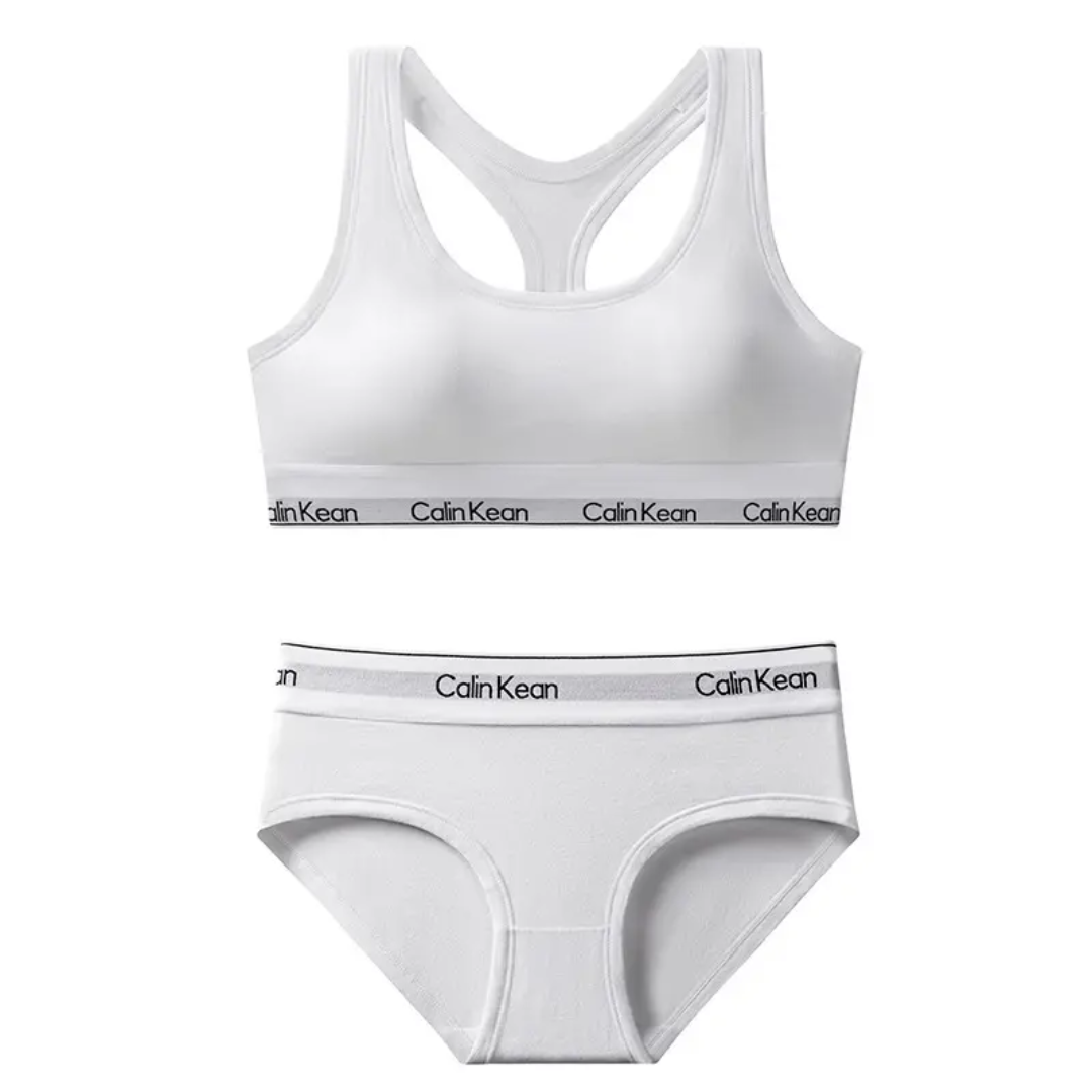 Coton Bra Panty Set - Snug Breathable Sport Bra For Womens