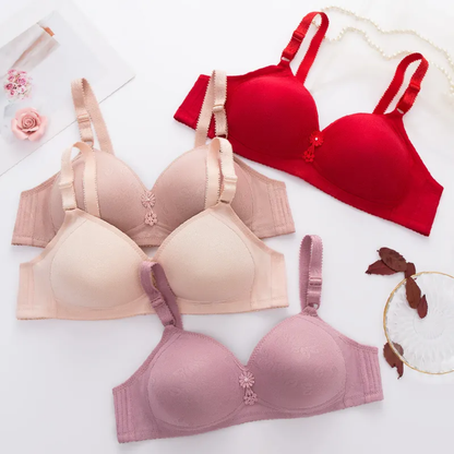 Hot Sale Casual Full Cup Big Cup Size Padded Bra, Cotton Stuff, seamless T-Shirt bra