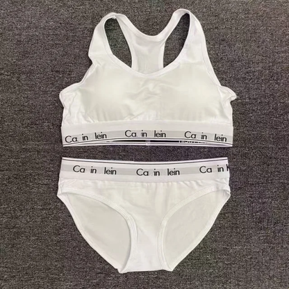 Coton Bra Panty Set - Snug Breathable Sport Bra For Womens