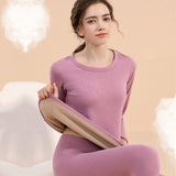 Winter Warmer Women Thermal Set with Long Sleeves and Long Pants, Suitable for Winter and Autumn Household/ Loungewear