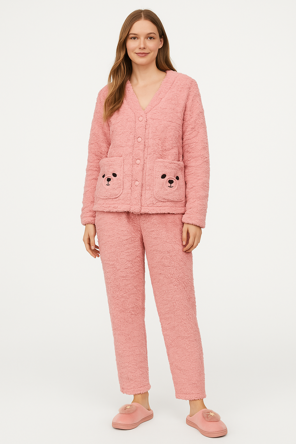 Plush Bear Cozy Lounge Set