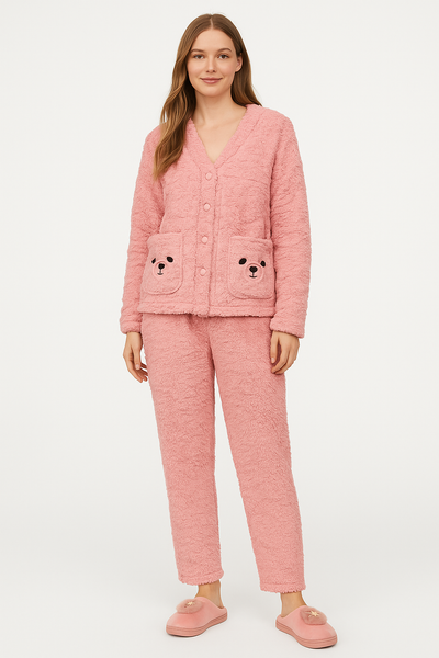 Plush Bear Cozy Lounge Set