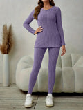 Winter Warmer Women Thermal Set with Long Sleeves and Long Pants, Suitable for Winter and Autumn Household/ Loungewear