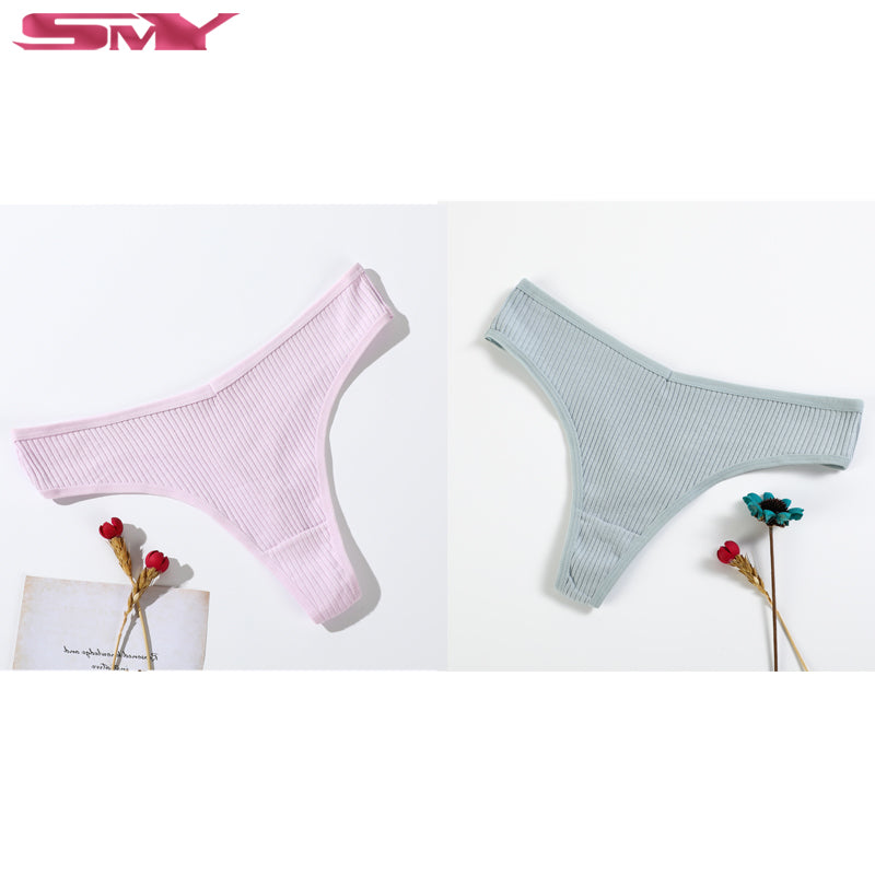 Pack of 2 Multicolor Cotton Thong